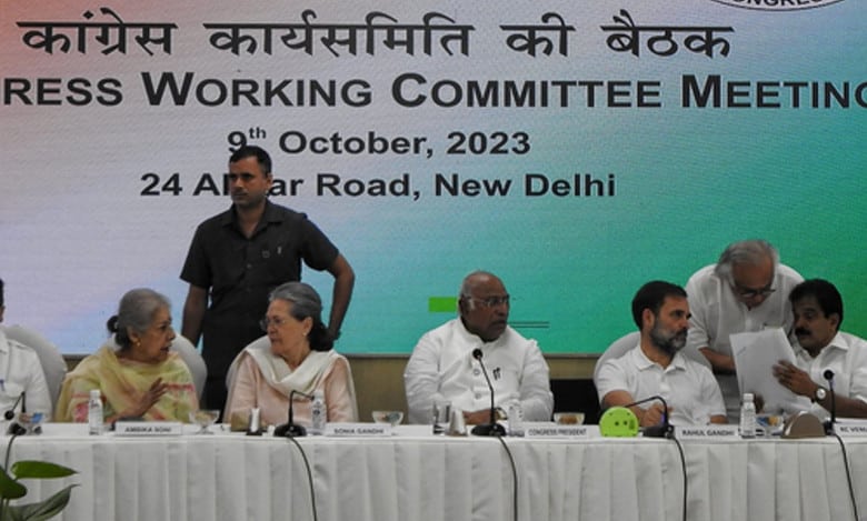 Congress meets to discuss upcoming Assembly polls, OBC issue, caste-based census