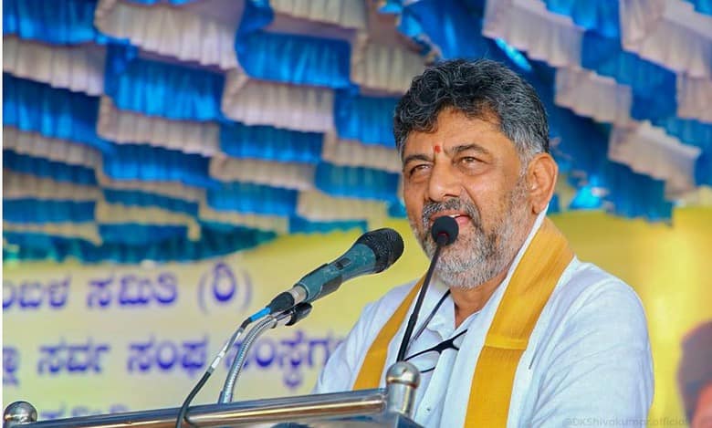 Karnataka Dy CM D K Shivakumar.