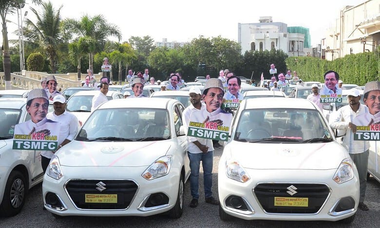 100 cars distributed under ‘Driver cum Owner’ scheme in Hyderabad