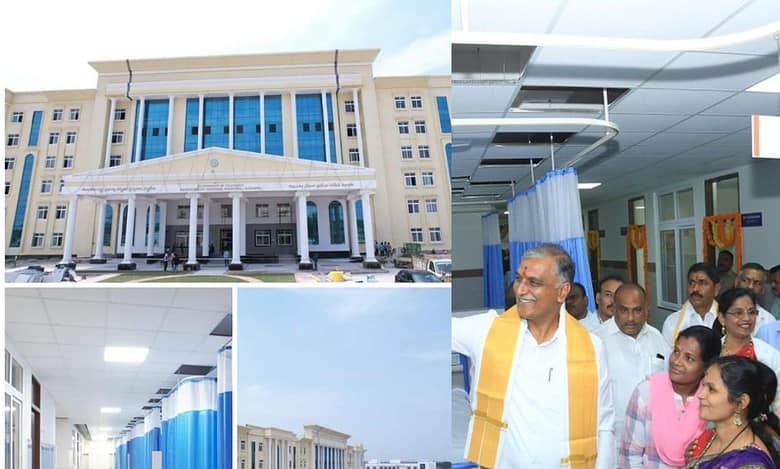 Harish Rao launched a 1000-bedded hospital attached to the government medical college in Siddipet
