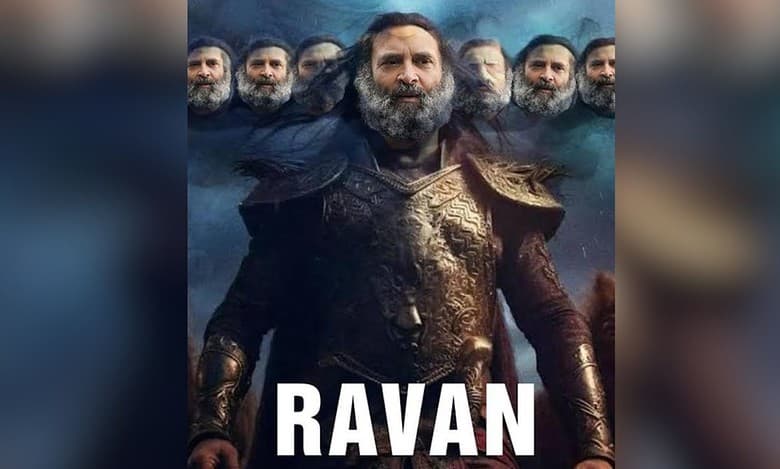 Ravan poster of Rahul intended to incite violence: Congress slams BJP