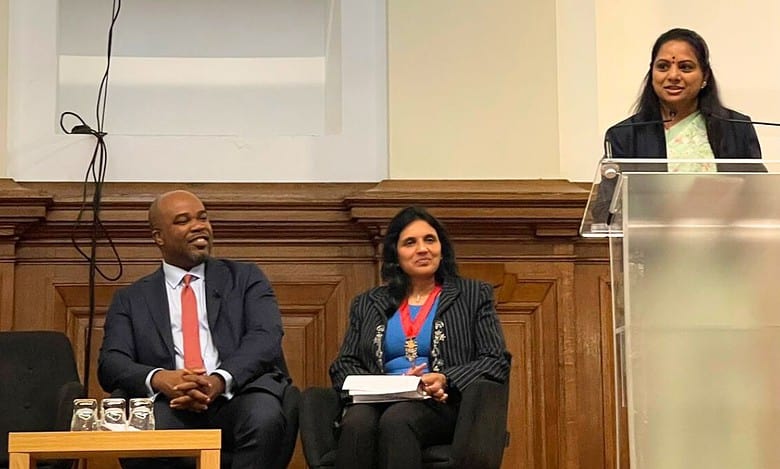 We will continue fight till OBCs are included in Women's Reservation bill: Kavitha in London