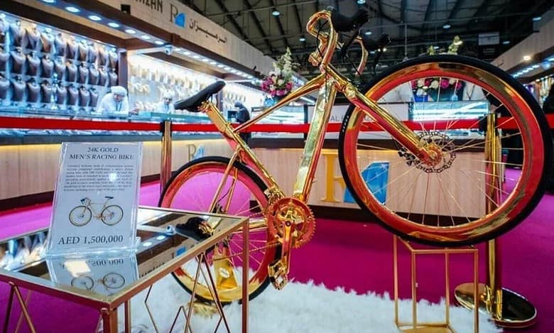 Dubai: This 24K gold men's racing bike cost at Rs 3 crore