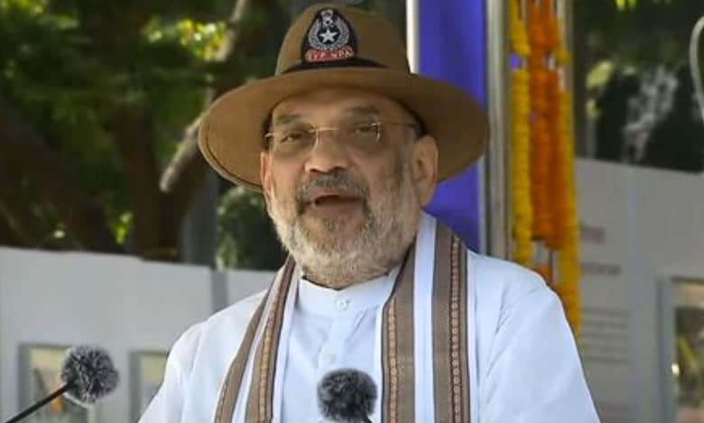 Hyderabad: Amit Shah reviews passing out parade of IPS probationers