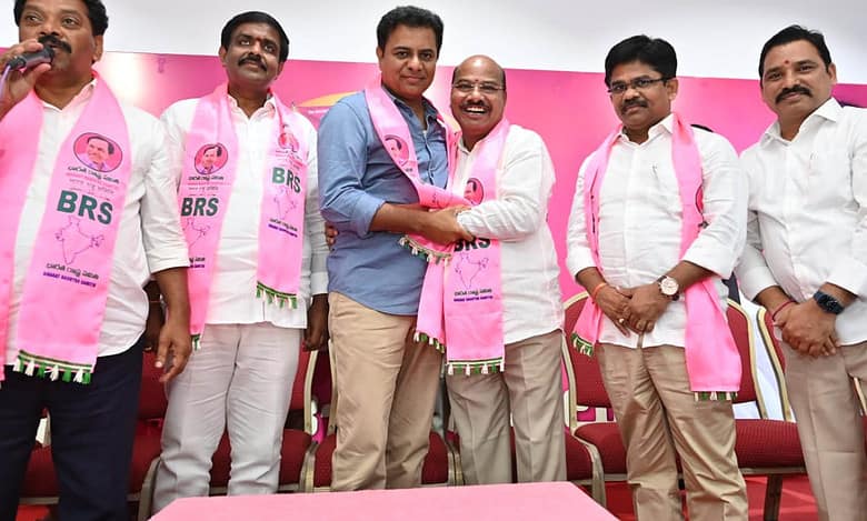 TDP and Congress leaders join BRS