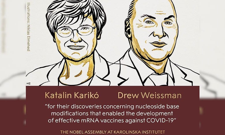Katalin Kariko, Drew Weissman awarded Nobel Prize 2023 for mRNA vaccine against COVID-19