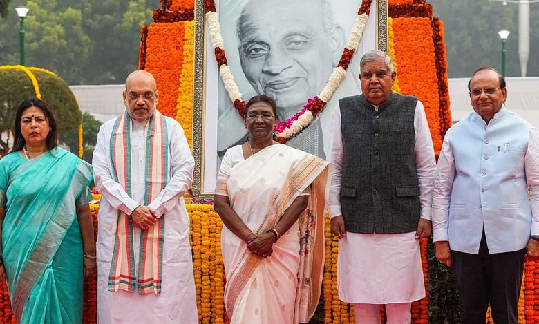 _Prez, VP, Amit Shah pay tributes to Sardar Patel
