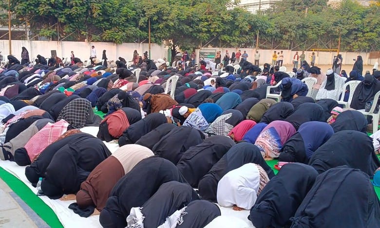 Hyderabad: All-women Qunoot-e-Nazila prayers for Gaza held at Saidabad
