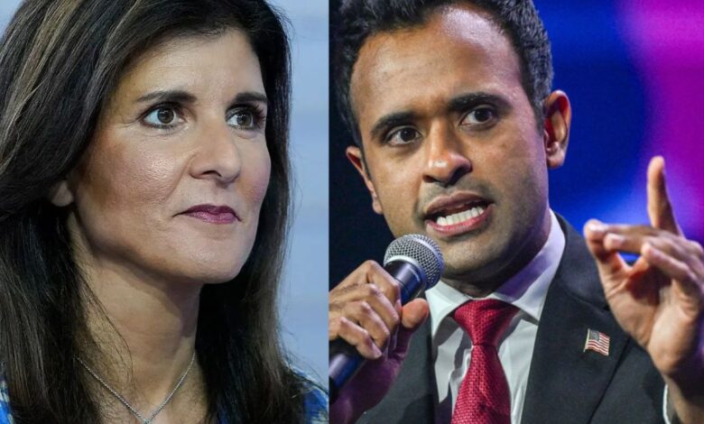 Ramaswamy takes a dig at Haley’s ‘finish them’ remarks on Hamas