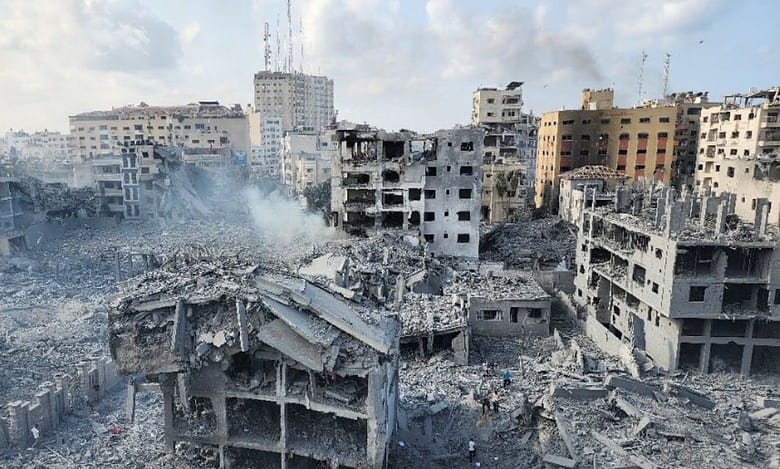 Al-Rimal neighborhood in the central Gaza Strip.