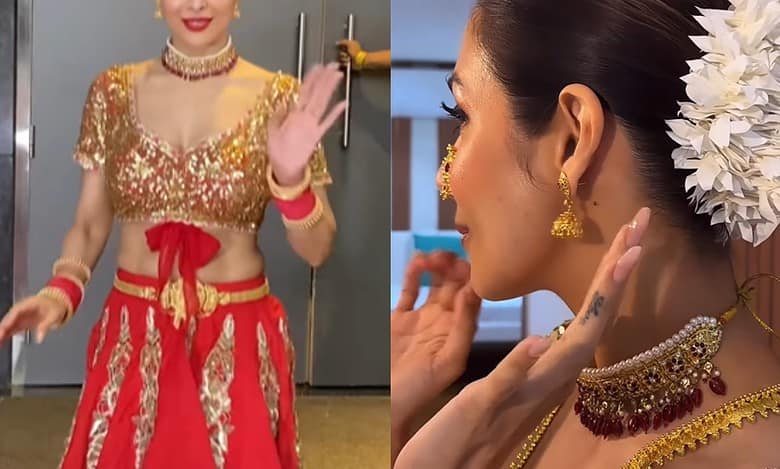 Malaika Arora spotted wearing Hyderabadi Jadau, check its price
