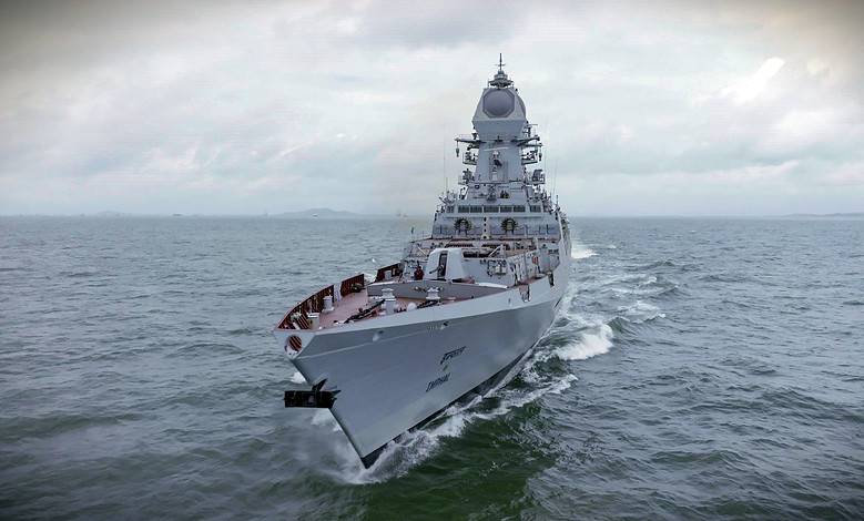 **EDS: IMAGE VIA NAVY (PRO)** New Delhi: The crest of Imphal (Yard 12706), Indian Navy's guided missile stealth destroyers, that is scheduled to be unveiled in New Delhi on Nov. 28, 2023. (PTI Photo) (PTI11_27_2023_000037B)