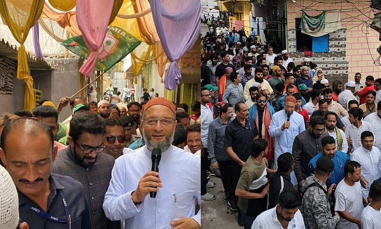 Telangana polls: With new candidate for Nampally, Asad Owaisi goes door-to-door