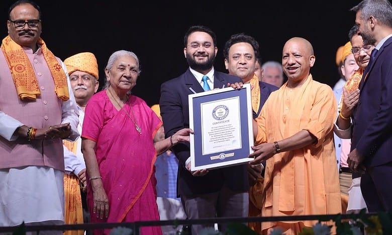 Ayodhya 'Deepotsav' sets new Guinness World record with over 22.23 lakh diyas lit up