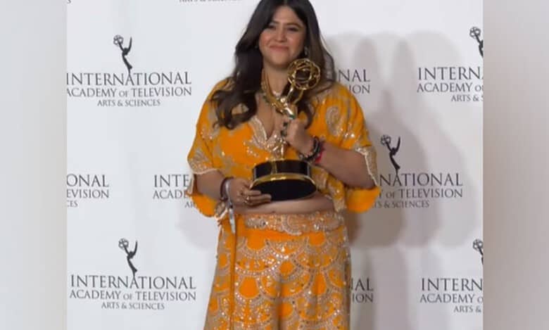 "India I'm bringing home your Emmy": Ektaa Kapoor conferred with Directorate Award