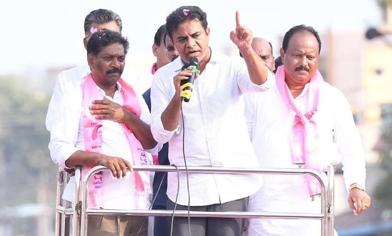 'Ex-PM PV Narasimha Rao was insulted': KTR targets Priyanka, Rahul