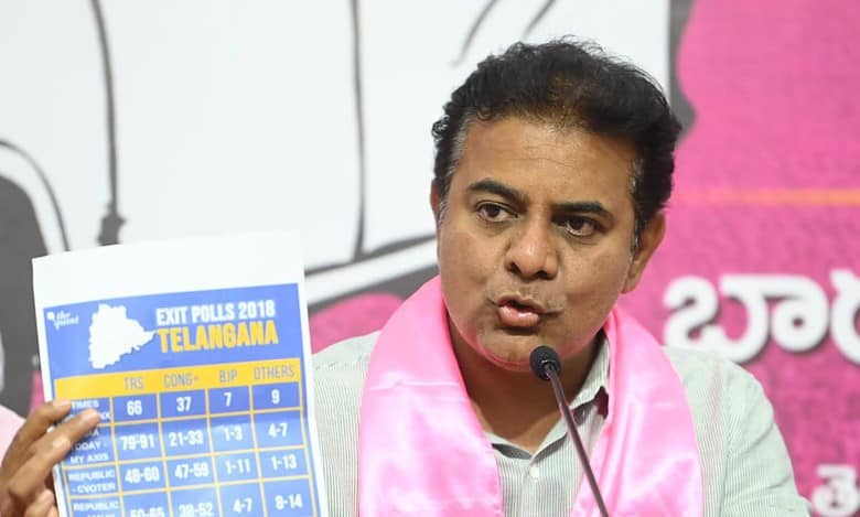 'Exit polls are nonsense, BRS will win', says KTR