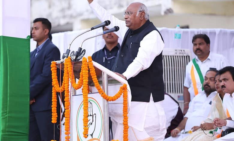 Mallikarjun Kharge in Chattisgarh