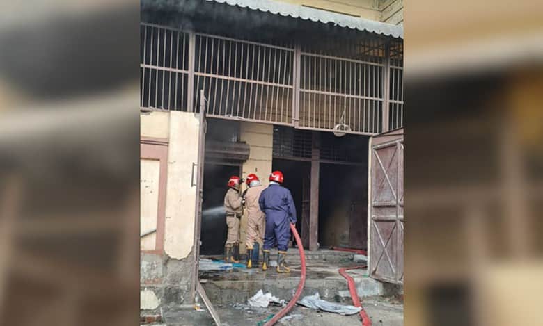 Massive Fire in Delhi factory