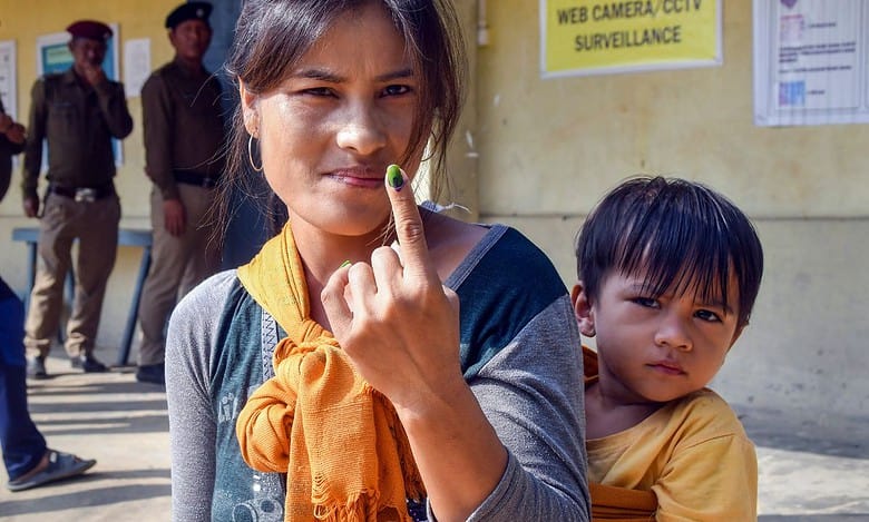 Over 75% voters cast ballot in Mizoram Assembly elections