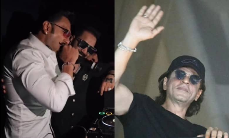 Ranveer Singh turns DJ at Shah Rukh Khan's birthday bash, dedicates song to wife Deepika Padukone