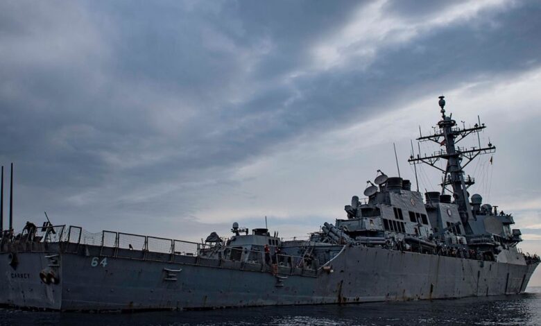 US warship shoots down drones launched from Yemen
