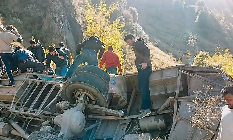 Jammu Kashmir bus accident