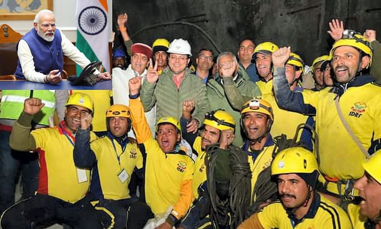 Uttarakhand tunnel: PM Modi interacts with workers; lauds rescue operation