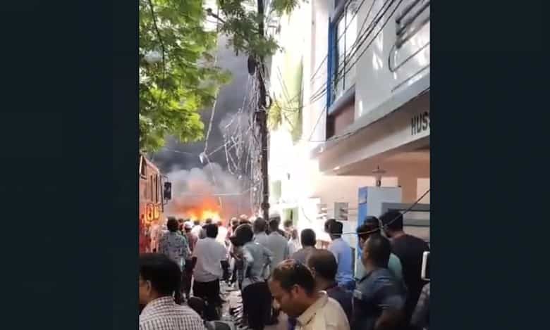 fire in Bazarghat