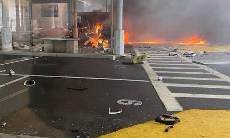 US-Canada bridge explosion