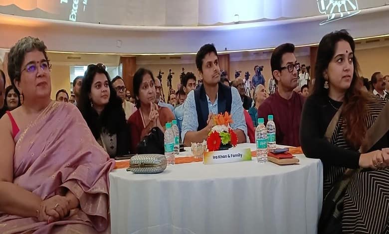 Aamir Khan attends event with daughter Ira, other family members