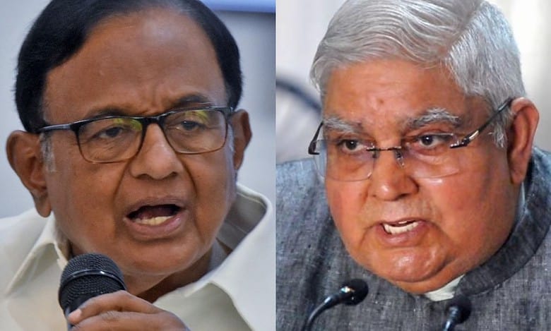 On Dhankar's 'Jat' remark, Chidambaram says 'disappointed'