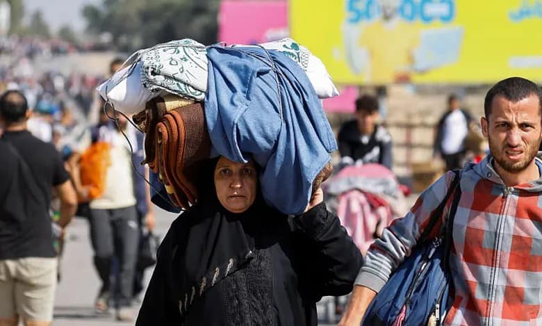 Israel plans to move displaced Palestinians to 'humanitarian islands'