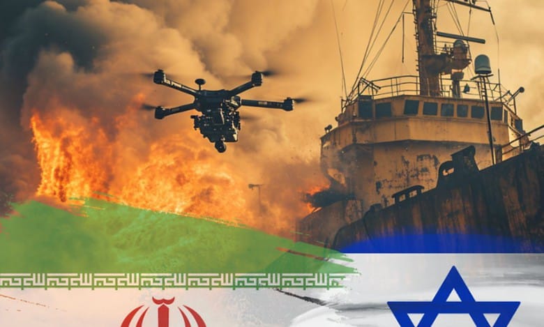 Suicide drone hits India-bound vessel with Israel links; crew safe