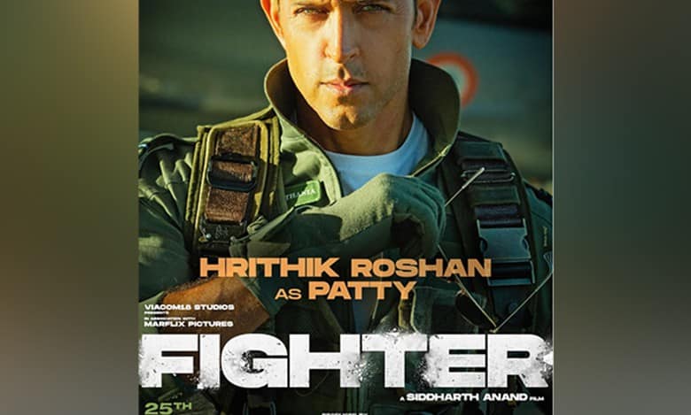Meet Hrithik Roshan as Squadron Leader Shamsher Pathania aka Patty, new poster of 'Fighter' unveiled