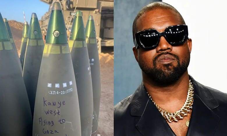 Kanye West’s name written on Israeli missile, MMA fighter takes credit