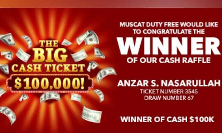 Oman: Indian expat wins Rs 83 lakh in Muscat Duty Free raffle