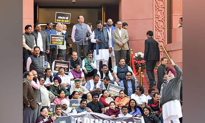 INDIA bloc leaders brace for nationwide protest against bulk suspension of MPs