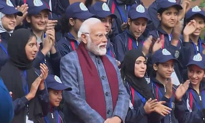 PM Modi interacts with 250 students from Jammu and Kashmir