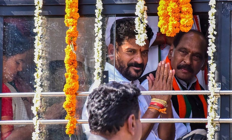Telangana: CM Revanth flags off free bus travel for women, Aarogyasri