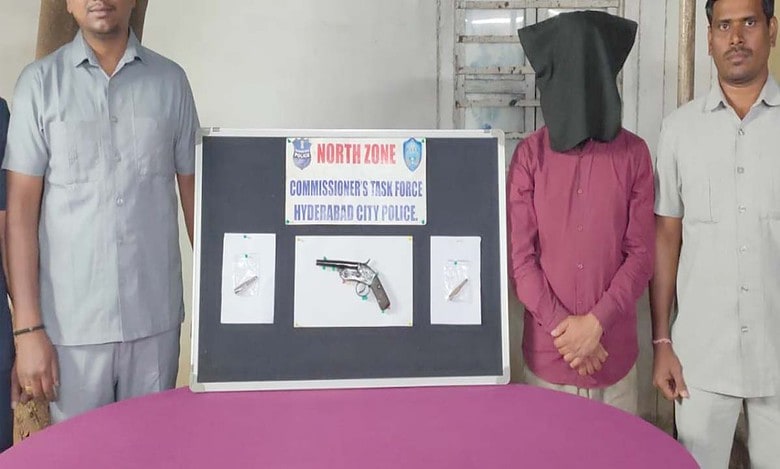 Hyderabad: Man from UP arrested with country-made pistol
