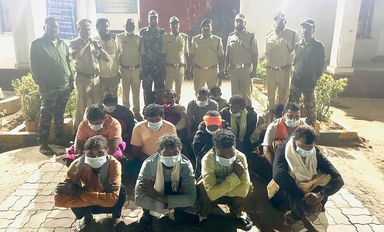 Suspected deer meat seized, 21 arrested for hunt in Mulugu dist