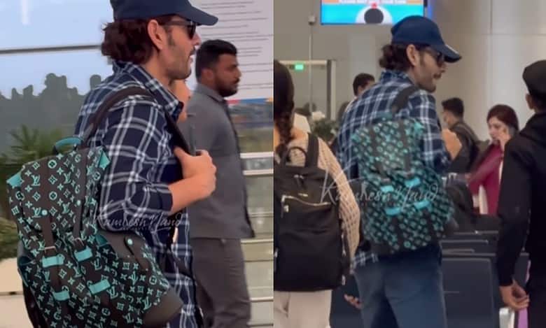 New Year 2024: Mahesh Babu leaves Hyderabad, watch viral video