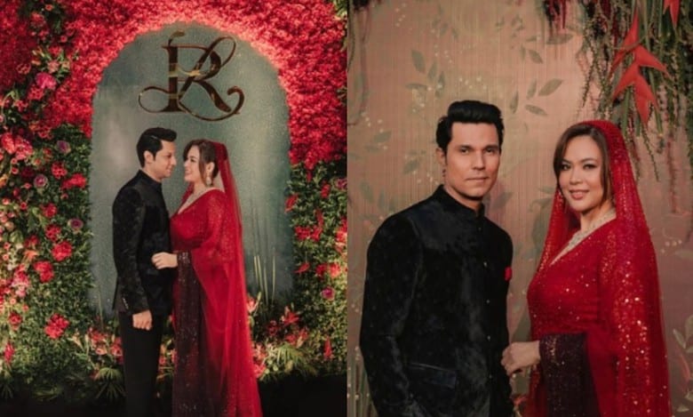 Randeep Hooda shares loved-up pics with wife Lin Laisharm from wedding reception