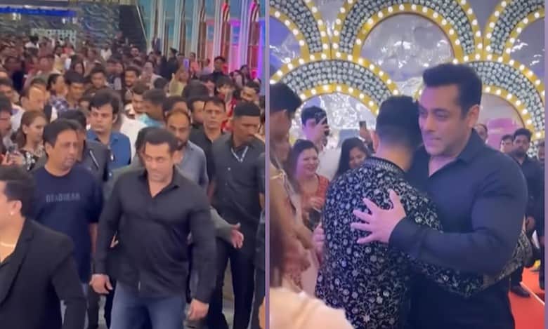 Salman Khan spotted at choreographer Mudassar Khan's wedding