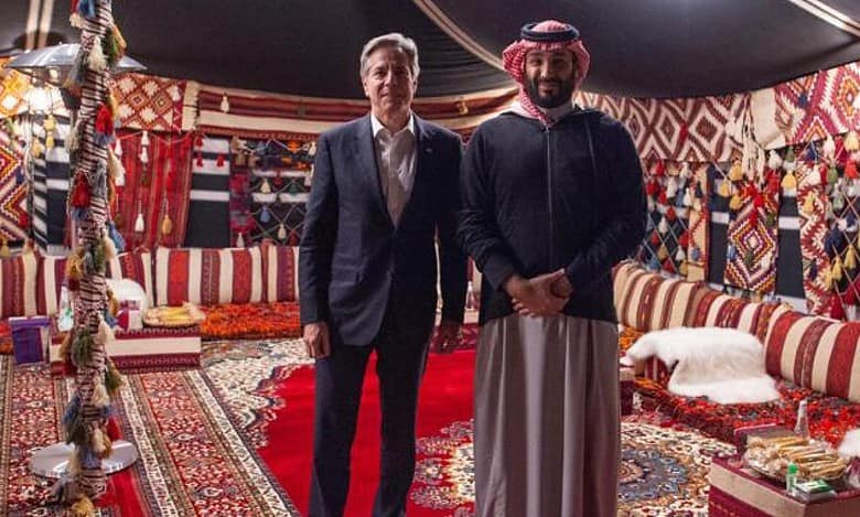 Blinken meets Saudi Crown Prince in AlUla
