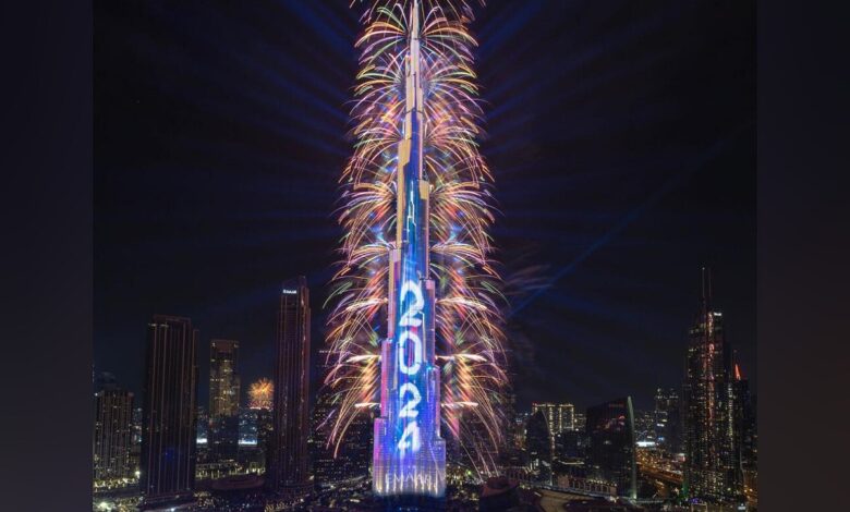 Watch: Dubai welcomes 2024 with spectacular fireworks display at Burj Khalifa