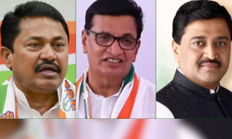 Congress state President Nana Patole, Congress Legislature Party leader Balasaheb Thorat and former Chief Minister Ashok Chavan.