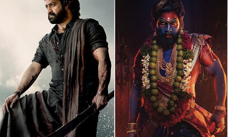 Posters of Devara and Pushpa 2 (Source: Instagram)
