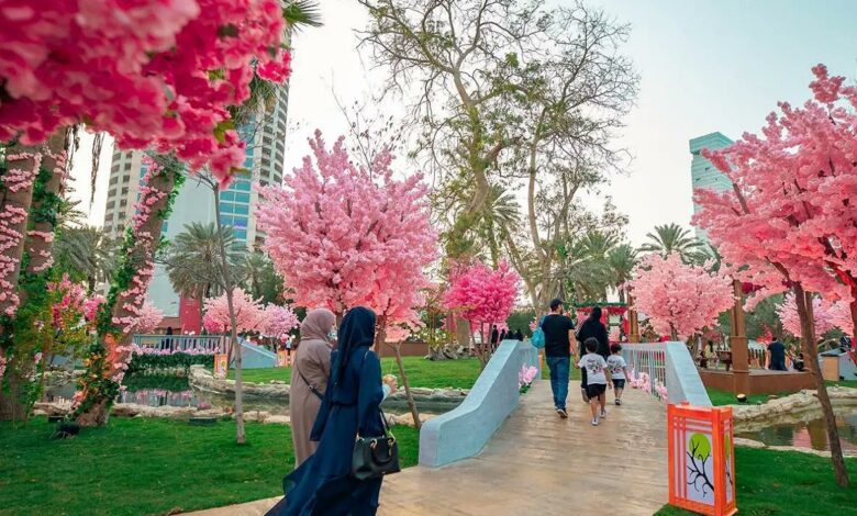 Japanese Sakura Garden in Jeddah offers visitors unique experience